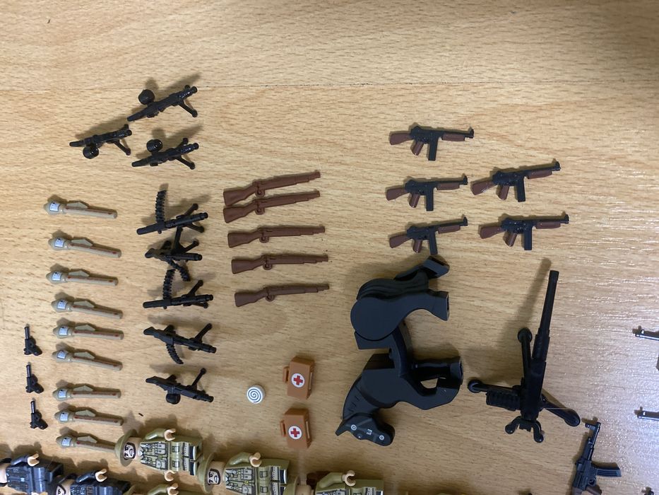 Figurine si arme lego ww2 dina al doilea razboi mondial