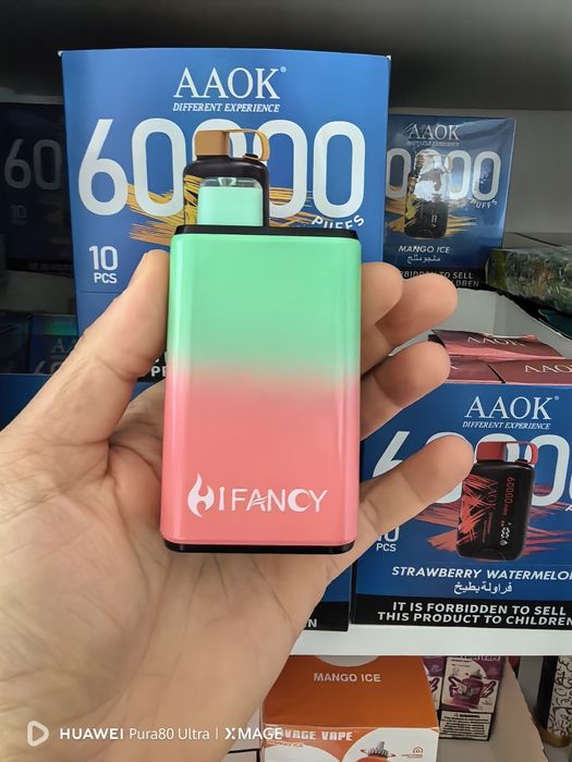 Vape 60.000 Puffs 2 Arome Hifancy Calitate Top Reincarcabil