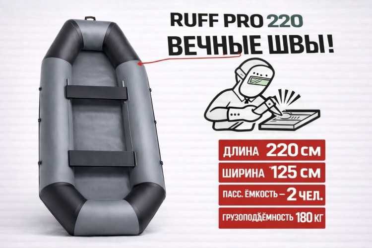 ПВХ лодка RUFF PRO 220 см