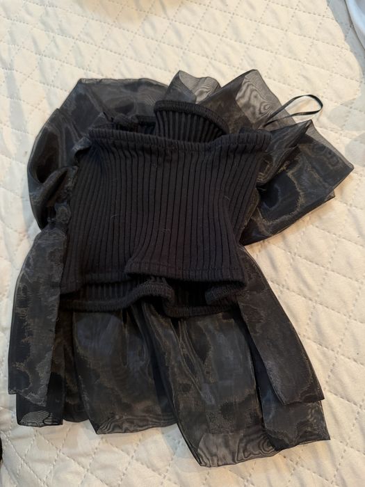 Черен роп с тюл Zara