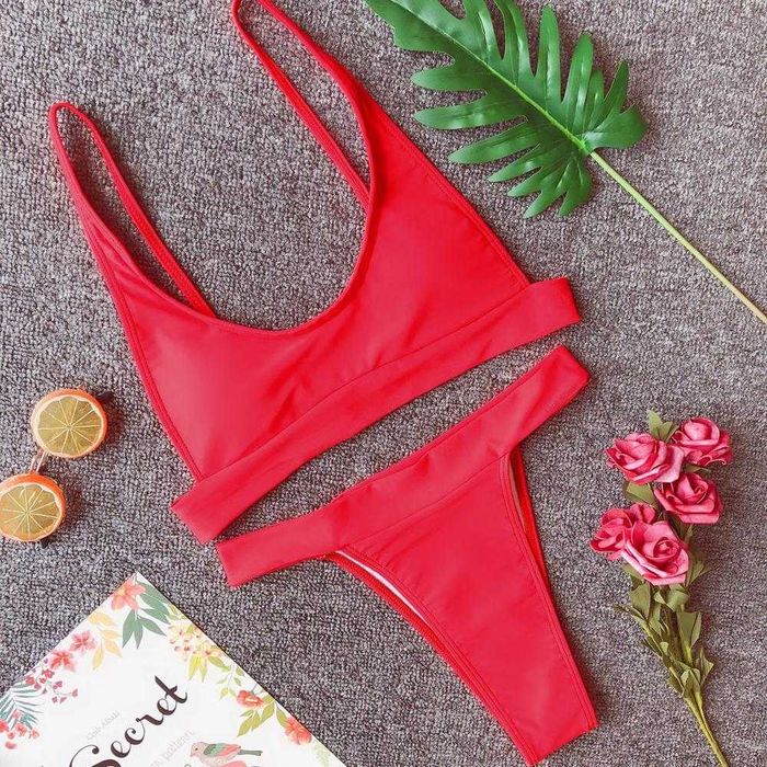 Дамски Червен Бански