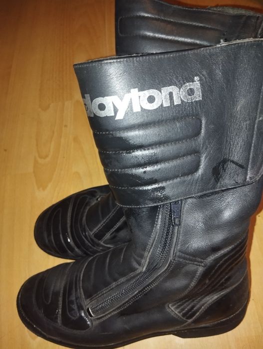 Cizme piele motoDaytona cu protecție metalică