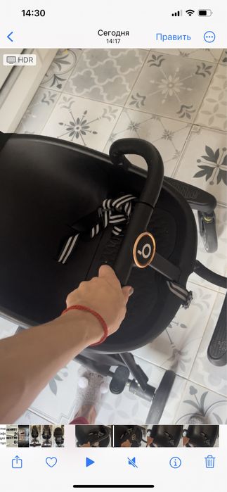 Коляска велосипед