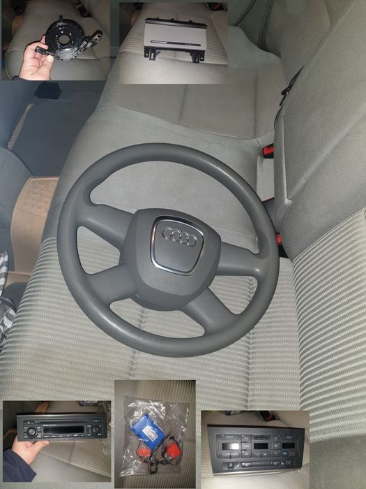 A4 B7 Volan Airbag Spira  Climatronic Radio Concert Bluetooth Scrumie