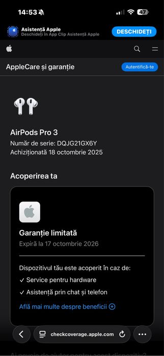 AirPods Pro 3 (Noi, Sigilate)