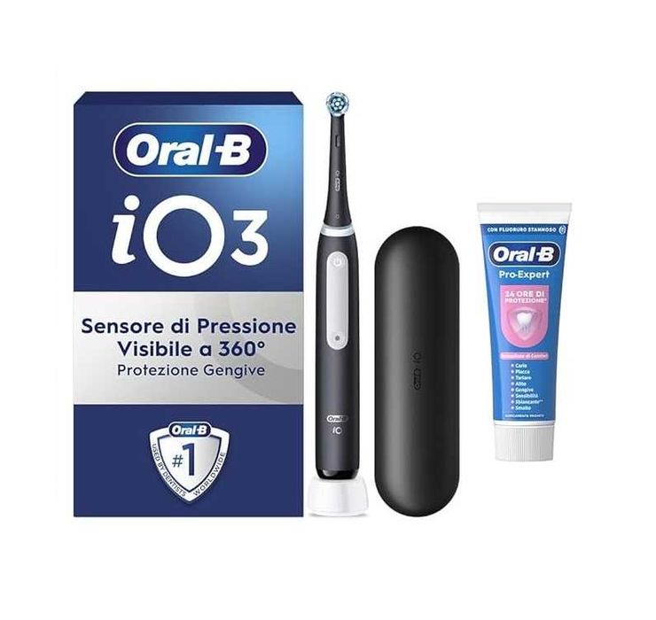 Електрическа четка за зъби Oral - B iO 3  Пълен комплект черна