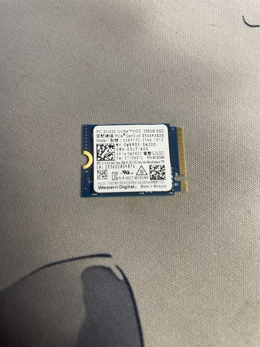 Ssd WD sn530 на 256gb