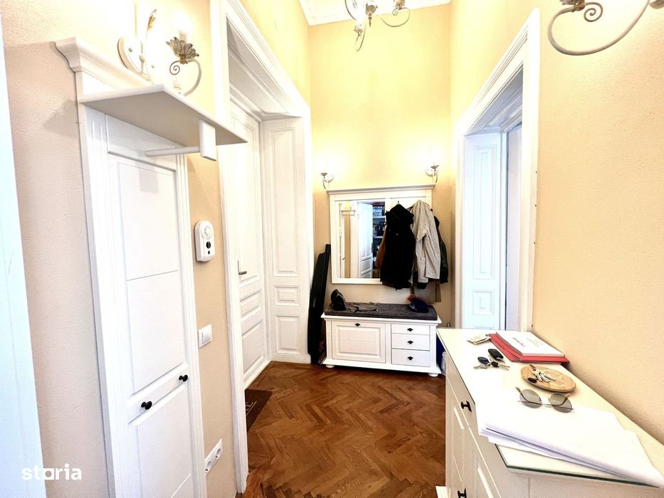 Apartament ultracentral cu 2 camere de vanzare in Sibiu – etaj 1 - LUX