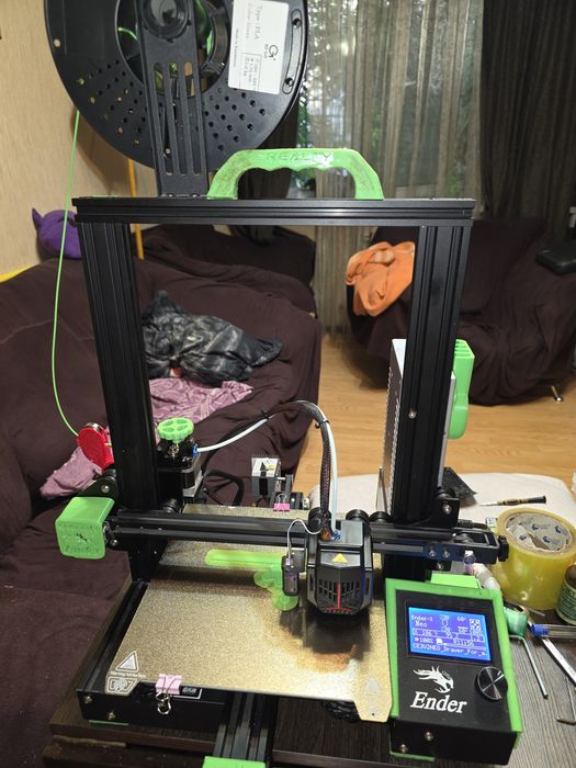 3D-принтер Creality Ender 3 Neo Улучшенный,  настроен.