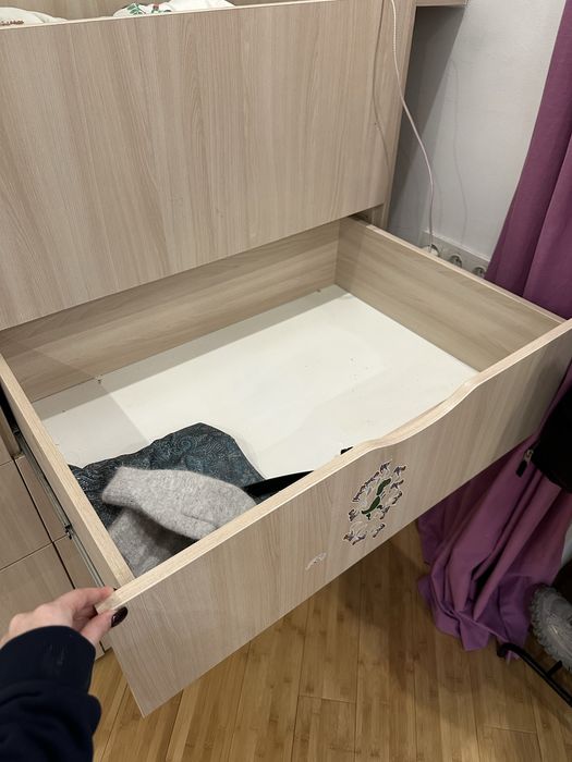 Кровать детская с ящиками