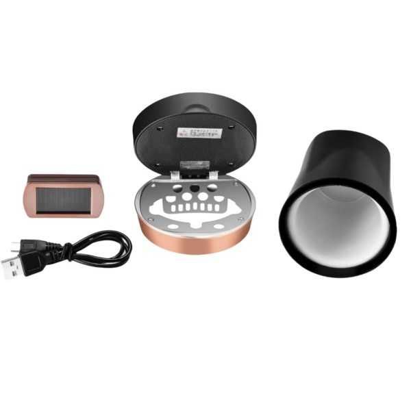 Комплект пепелник със запалка за кола Automat, Черен със златисто