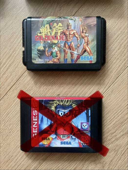 Лицензионные картриджы для SEGA