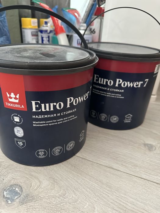 Краска Tikkurila Euro Power 7