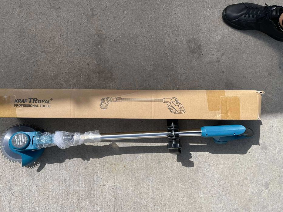 Акумулаторен тример 36V 8A KraftRoyal Косачка за трева с 2бр батерия