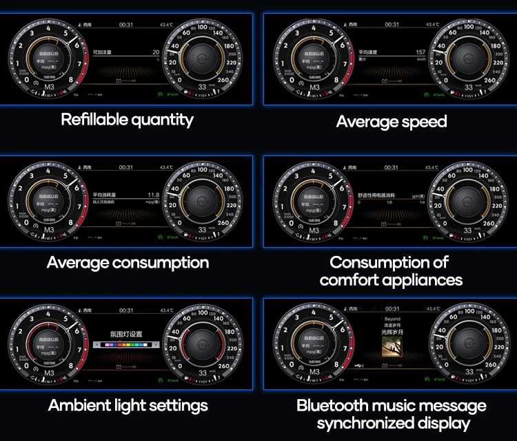 Дигитален километраж за VW Passat Golf Jetta Tiguan Jetta Scirocco