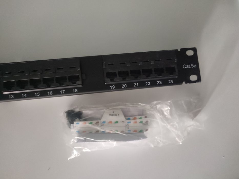 Патч панель, Коммутационная панель класса Д 1U