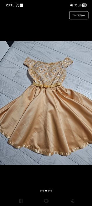 Rochie dama aurie