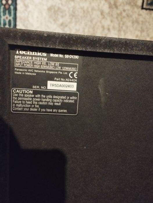 Колонки Technics SB-DV 290