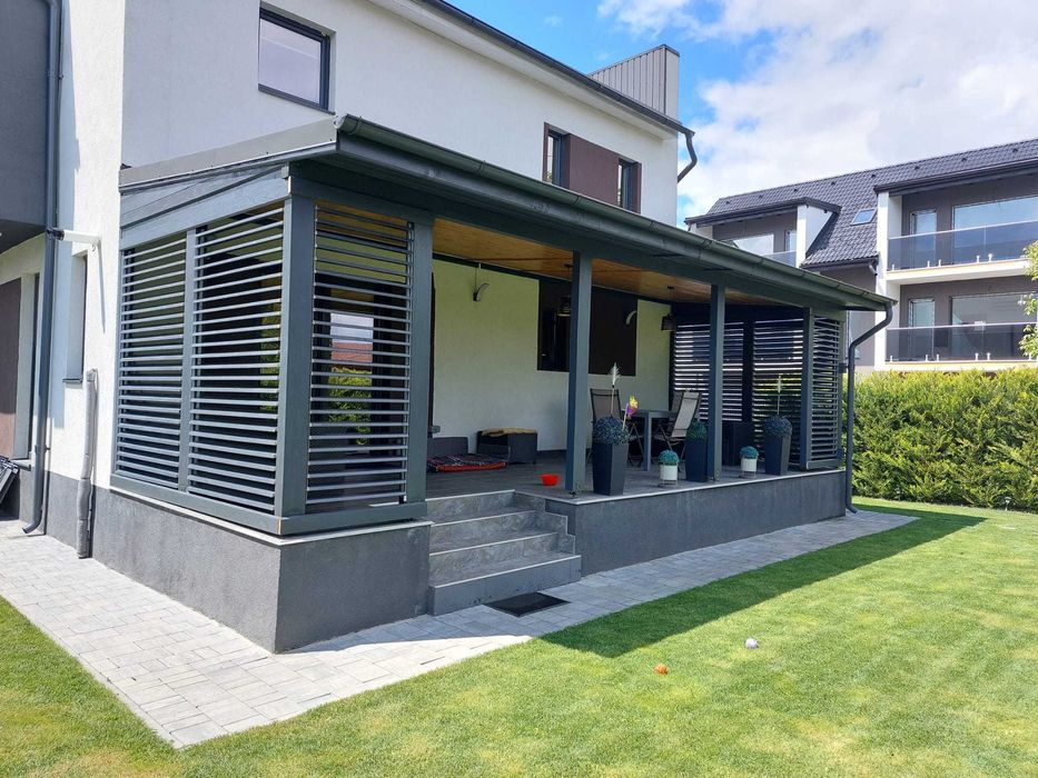 200 cm - Glisiere Din Aluminiu ptr Jaluzele De Terasa - producator