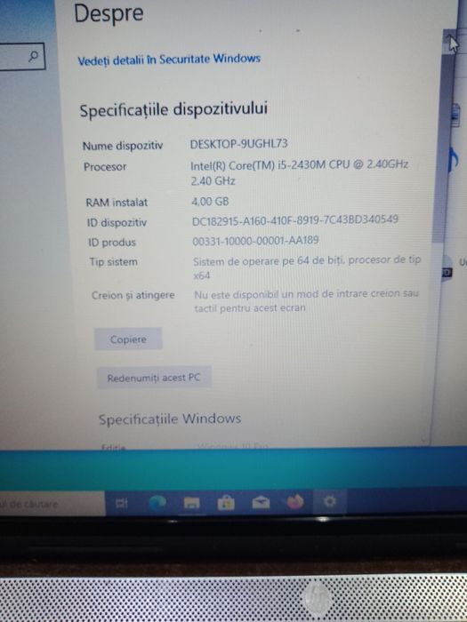 Vând laptop HP pavilion dv 6,  i5
