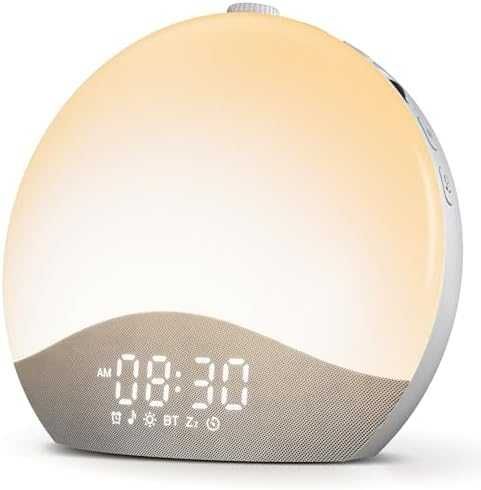ecozy смарт будилник със симулация на изгрев и Bluetooth