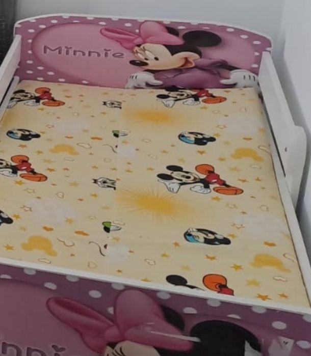 Pat 1 persoana 160x80 Minnie