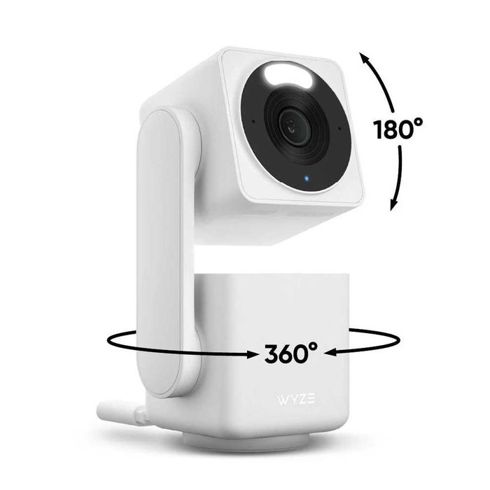 Камера Wyze Cam Pan V4,  вътрешна и външна IP камера, бебефон