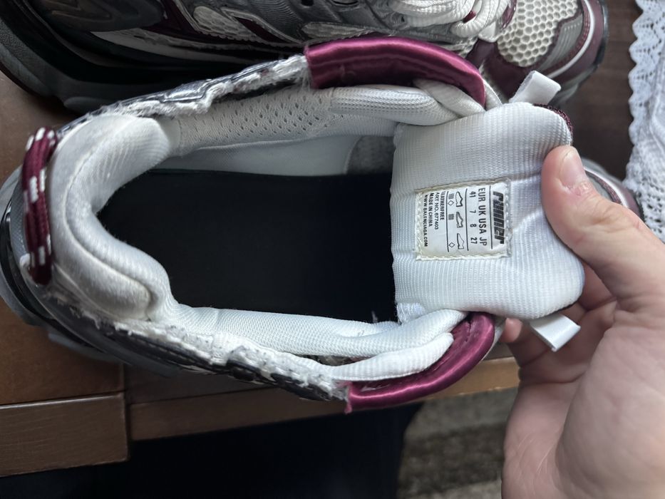 Balenciaga Runners Burgundy
