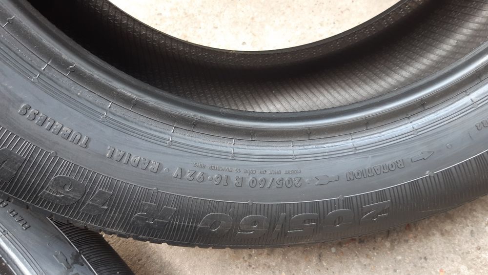 4 anvelope 205/60r16 vară marca Platin an 2020 preț fix 130 lei bucata