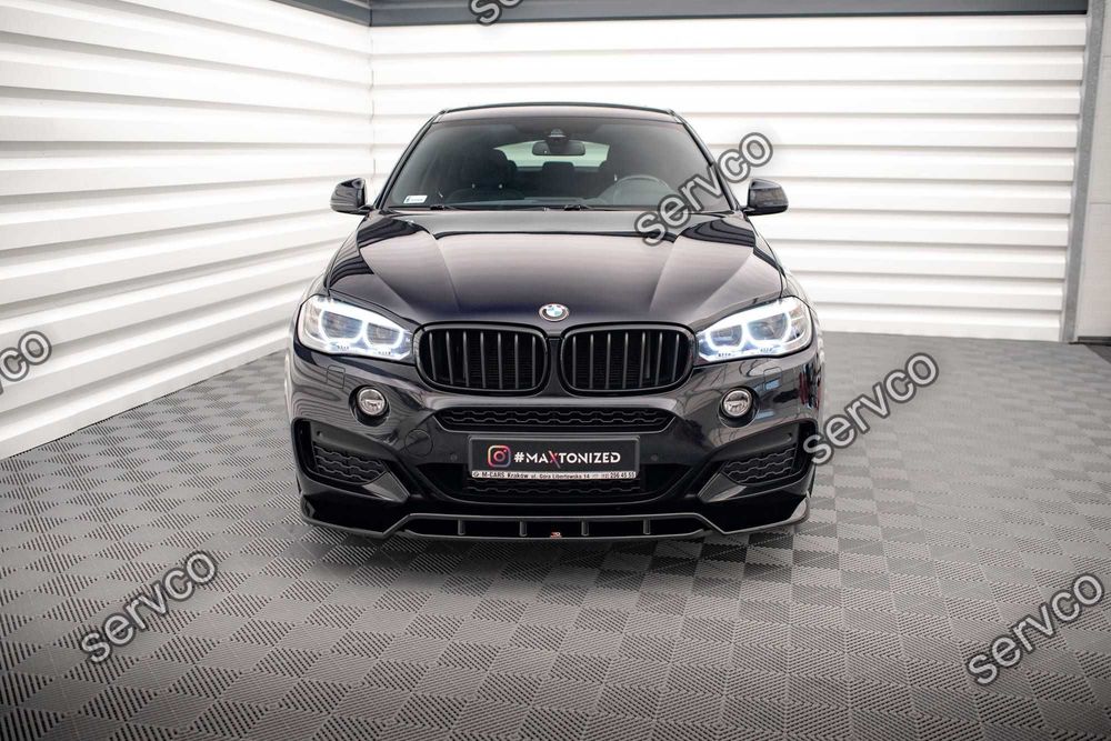 Prelungire bara fata Bmw X6 F16 M-Pachet 2014-2019 v2 Maxton Design