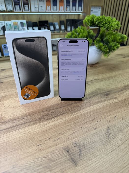 ‼️ iPhone 15 Pro Max 256Gb Natural - Garantie 12 luni