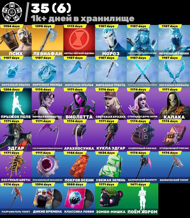 Аккаунт фортнайт