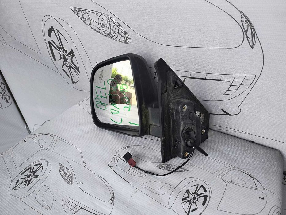 Oglindă Stânga 2 PINI Opel Combo 2015 / 2011-2017 / Cod OEM 95525937 (5D2)