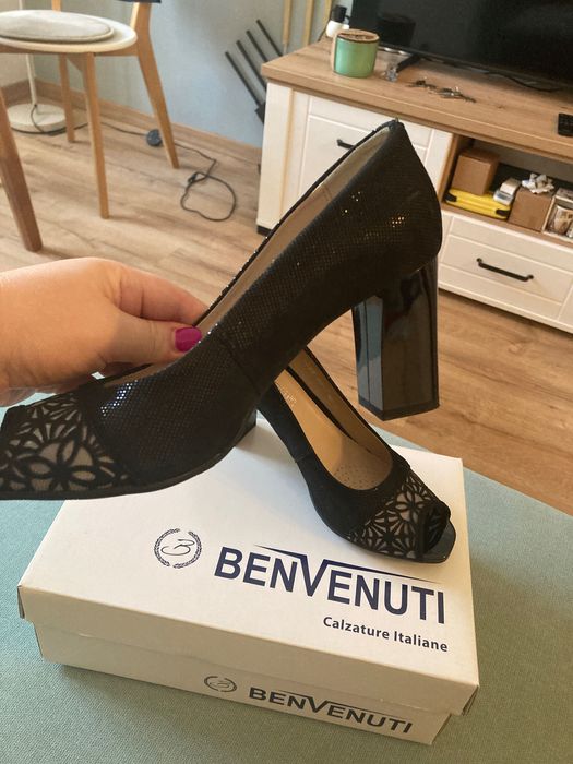 Pantofi Benvenutti piele naturala ( mar 38)