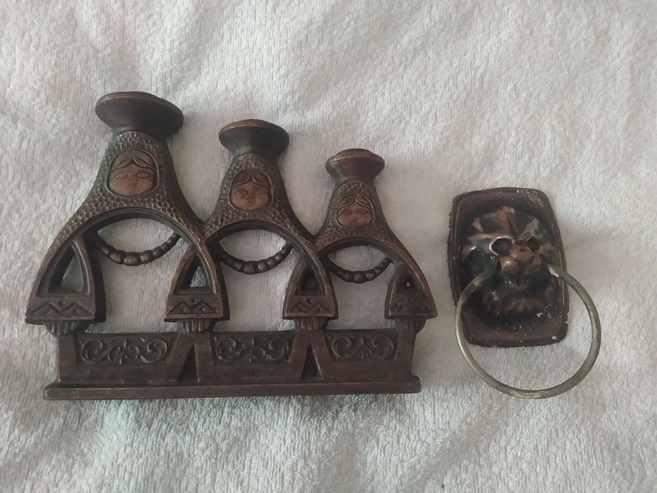 Подсвечник три матрёшки