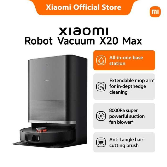 Xiaomi Robot Vacuum X20 Max со скалада по всему городу доставка есть!!