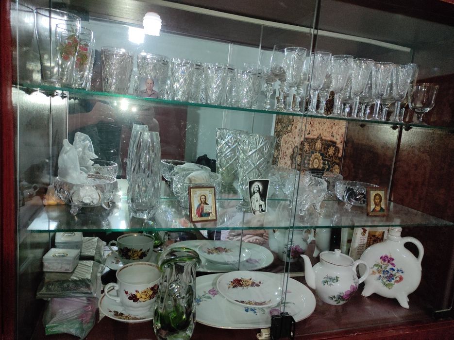 Хрусталь СССР.Стаканы.посуда.Вазы.