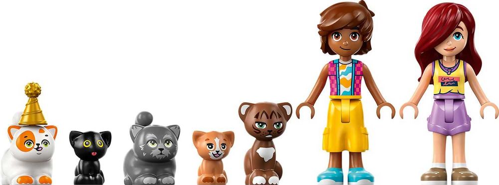 НОВО LEGO Friends 42666 - Котешко парти за рожден ден и дървесна къща
