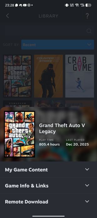 Стим аккаунт с ГТА 5