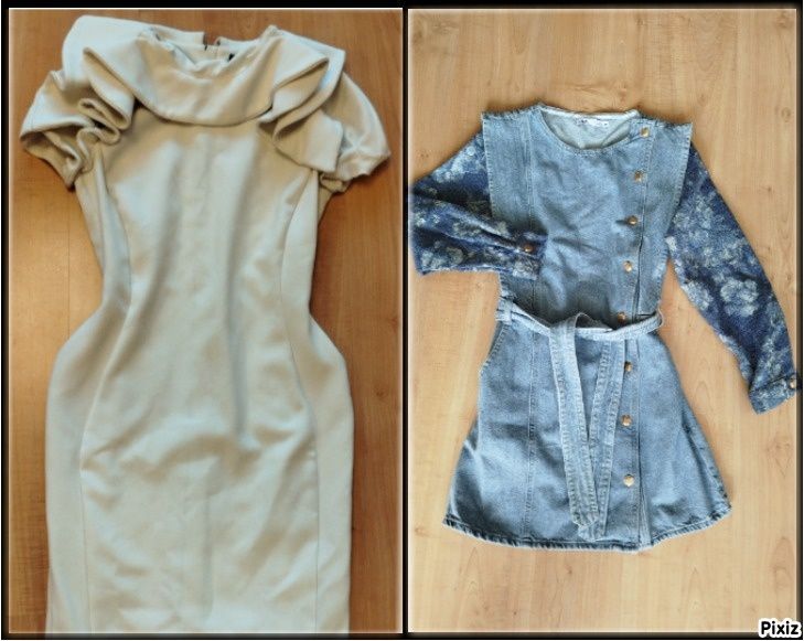 Рокля Babylon, тренч Zara XS