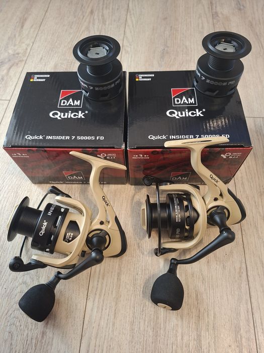 De vanzare 2 mulinete Dam Quick Insider 7 5000S