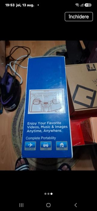 DVD playere auto portabile