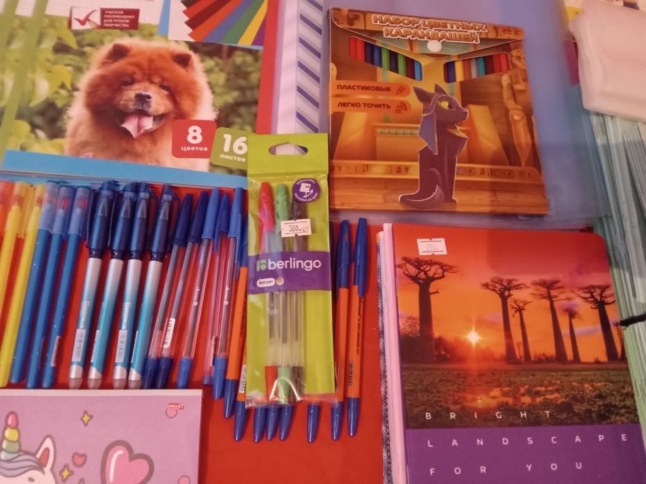 Продам канцелярию тетради ручки и т.д.