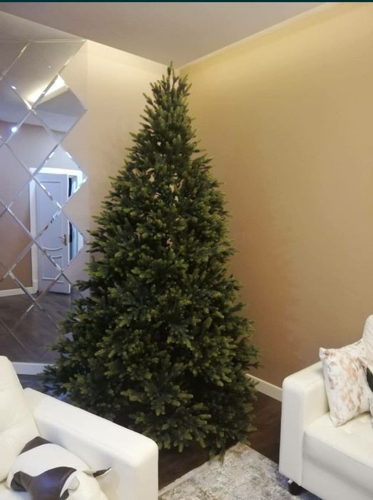 Ёлка премиум класса Хаки. 100% гелевая литая