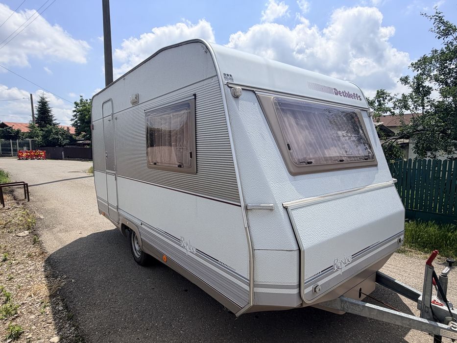 Rulota Dethleffs Rondo 400,an1995,2-3 pers,baie,wc fix,cadita dus