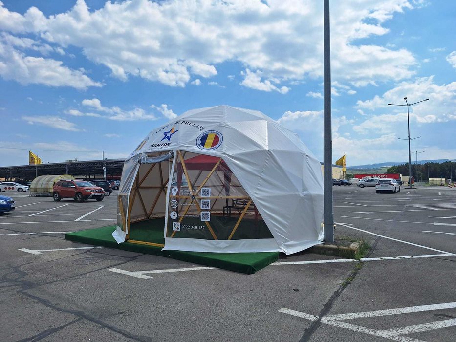 Vand dom geodezi din lemn. Diametru 6m x înălțime 3,9m