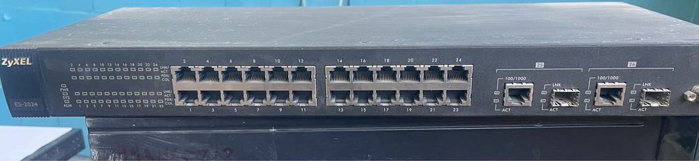 Б/у коммутаторы Zyxel и D-link 24 портов