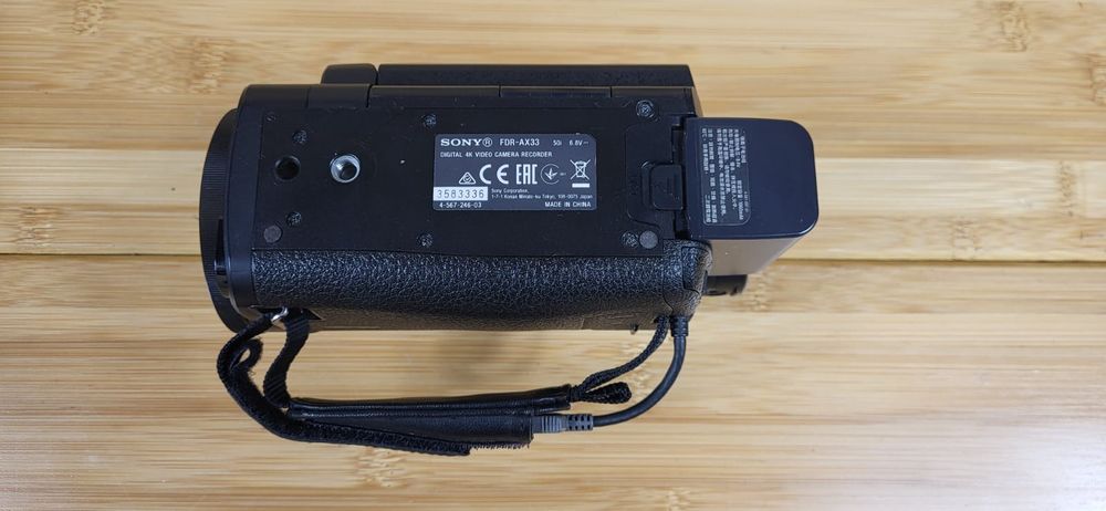 Camera video Sony 4K AX33
