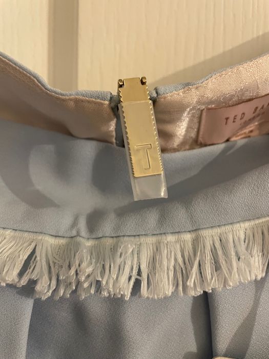 Fustă TED BAKER LONDON bleu pal