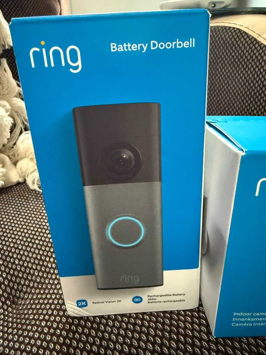 Ring camera plus Ring battery звънец